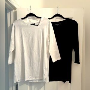 NWOT bundle of 2 Attitudes by Renee tops - M